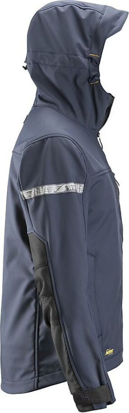 Jakke 1229 softshell s mblå snickers workwear