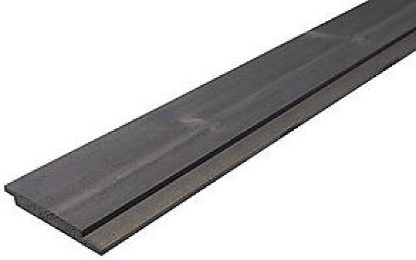 Kledning dobbelfals rettkant 19x148 mm grå