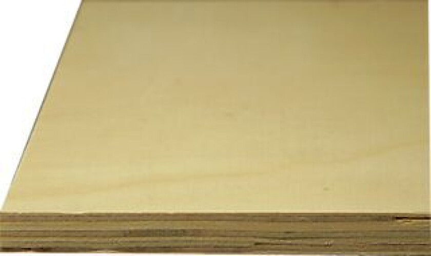 Kryssfiner poppel 12x2440x1220 mm