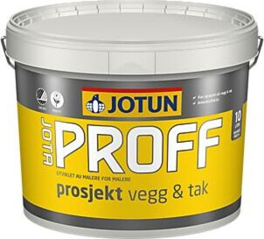 Jotaproff Prosjekt vegg/tak S0502-Y 10 liter