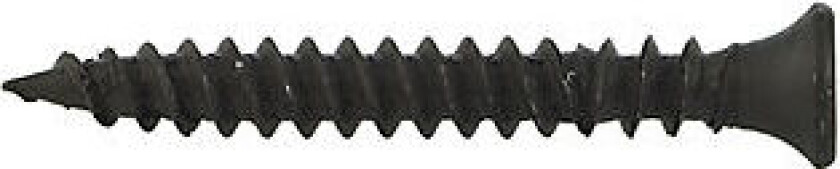 Gipsskruer robust sort 3,9x25 mm 20x50 stk båndet