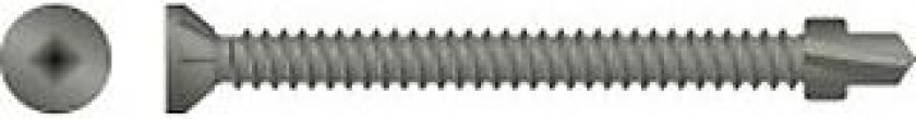 Fibersementskrue QuikDrive 4,1x41 sort 1500 stk