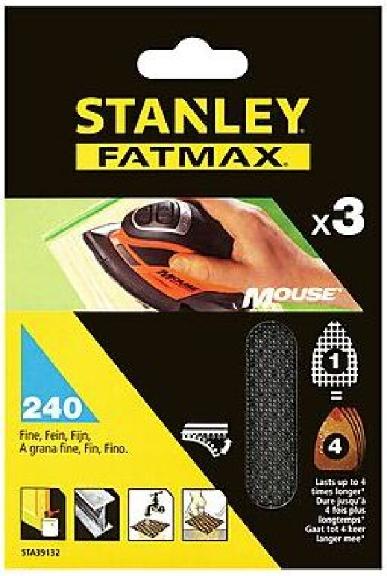 Slipepapir mouse mesh 240k sta39132