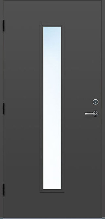Dør yd volda 9x21h mørk grå ncs s 7500-n