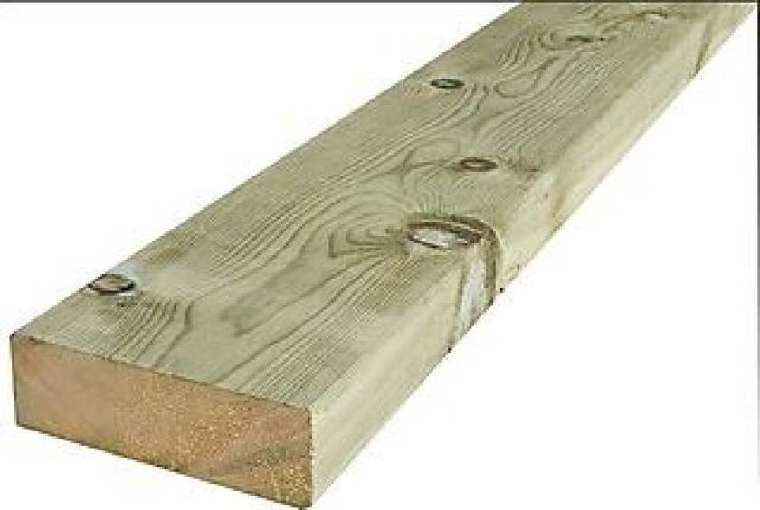 Konstruksjonsvirke C24 furu impregnert 48x123 mm