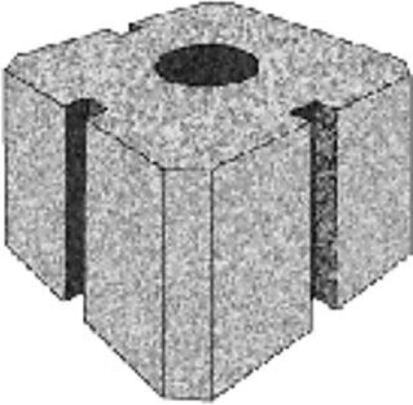 Pilarblokk 25x25x24 cm