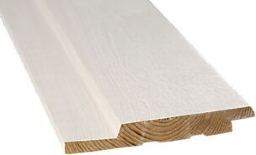 Kledning ålesundfals 19x148 mm hvit