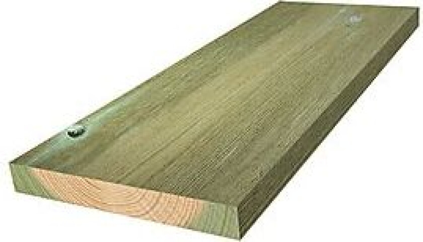 Furu 19x123x4800 rektangelkledd kl1 impregnert