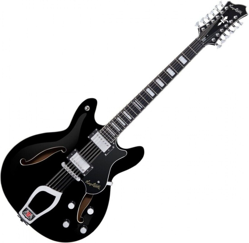 Viking Deluxe 12-String Gloss Black