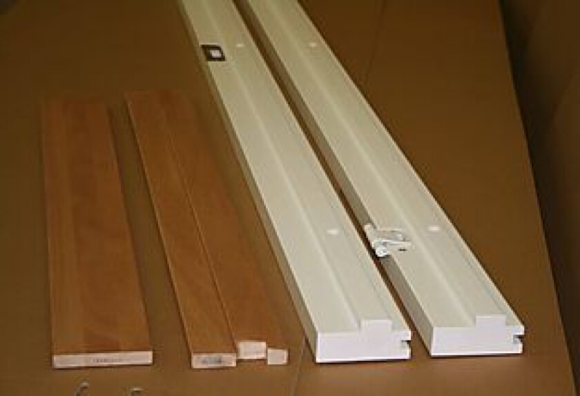 Bilde av Karmlist med dempelist hvit bomull S0502-Y 80x200 cm