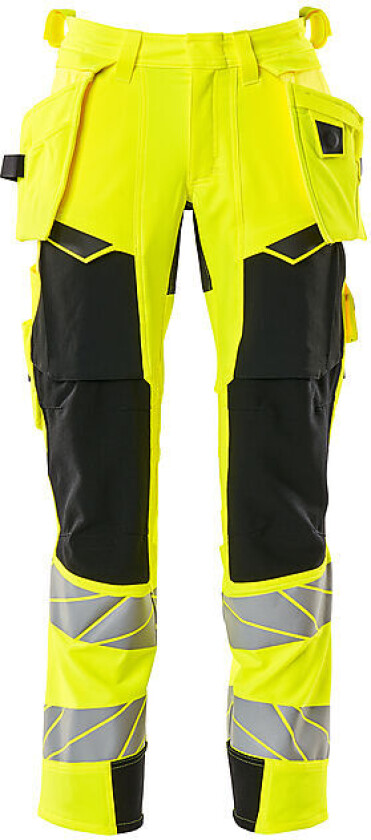 Arbeidsbukse stretch gul/svart 90 cm C46