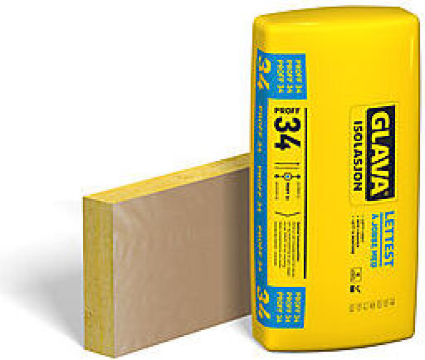 Plate med papir 150x570x1200 mm 6 stk