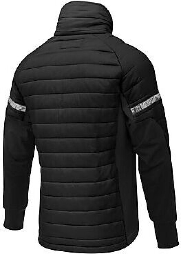 Vinterjakke blå/sort vattert str S