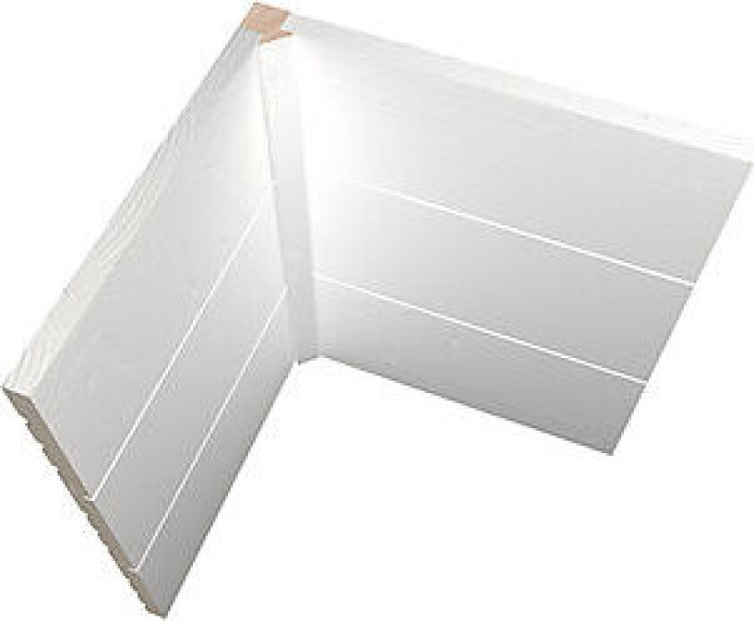 Hjørstelist f/panelvegg M43 GK2400 27x30 mm ubehandlet furu