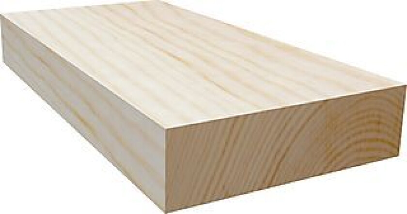 Glattkantlist 28x28 mm ubehandlet furu