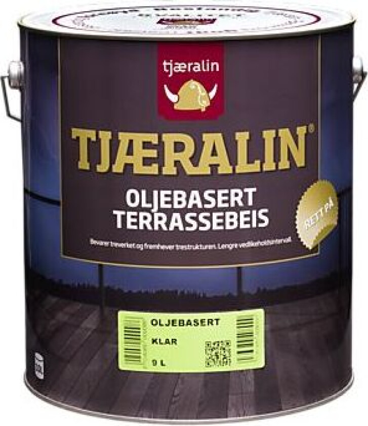 Tjæralin oljeb terrassebeis gul 9 l