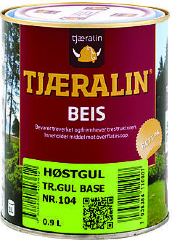Tjæralin høstgul tr gul-base0,9l