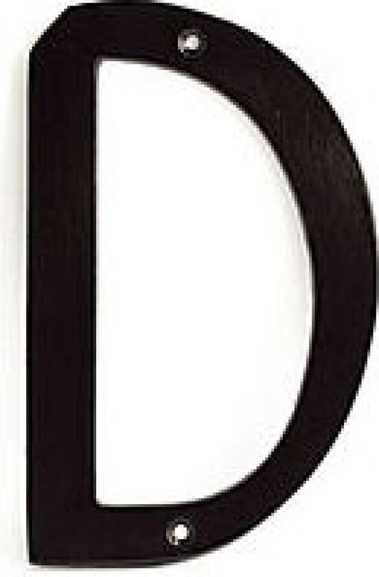 Bokstav 574-d sort sb høyde 150mm