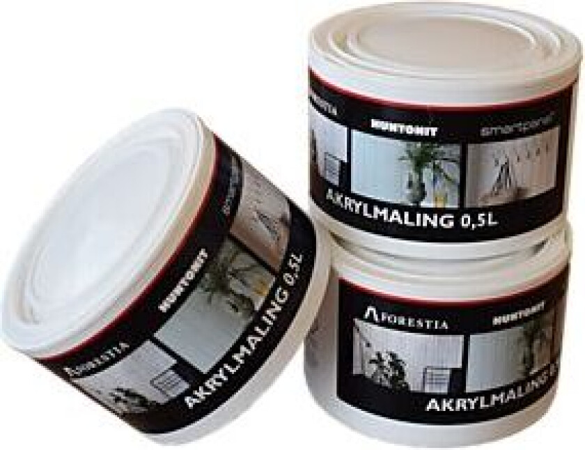 Maling 0,5l pilasterblå akrylmaling ncs s 3010-r90b huntonit