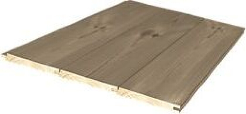 Sprekkpanel 13x120 mm beiset fjellbrun furu