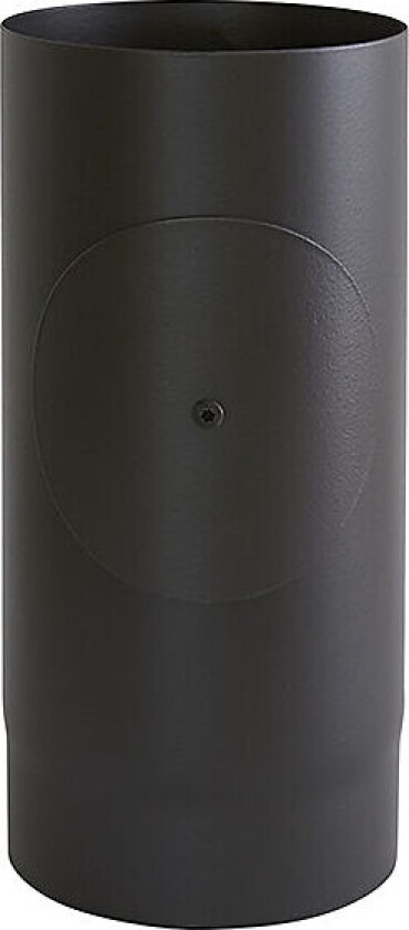 Røykrør Ø175/200 mm rett matt sort