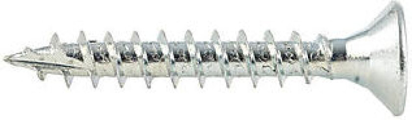 Treskruer senk delgjenget T20 4,5x40 mm 12 stk