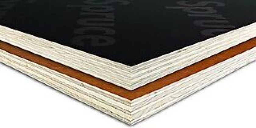 Kryssfiner gran filmbelagt 15x1500x750 mm lys brun