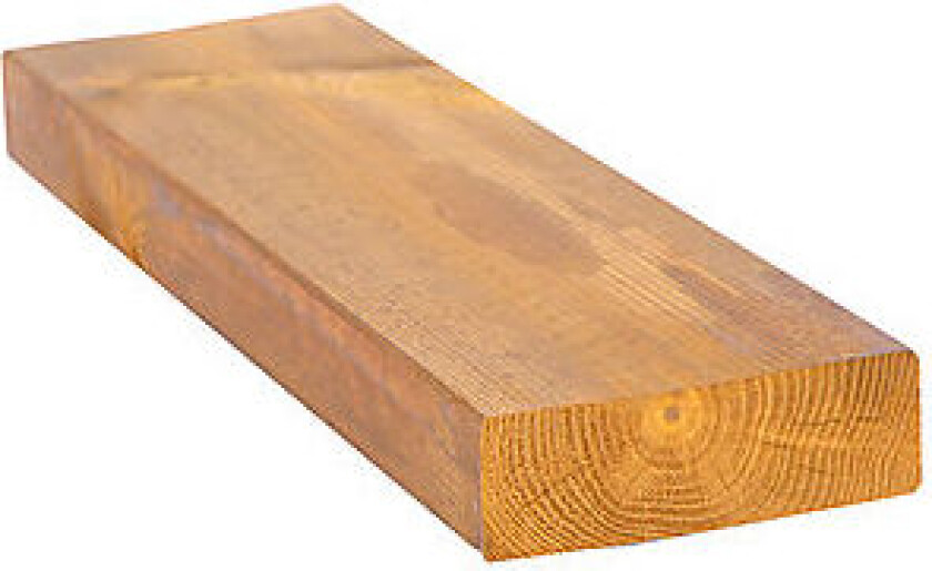 Konstruksjonsvirke justert furu royalimpregnert oker 36x148 mm