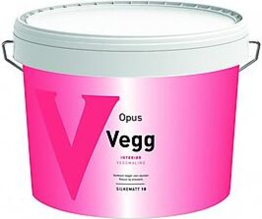 Veggmaling hvit base 0,68 liter