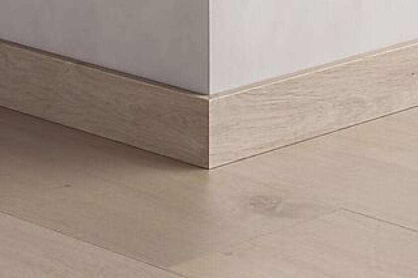 Sokkellist laminat 12x58 mm Brushed White Pine dekor 03373