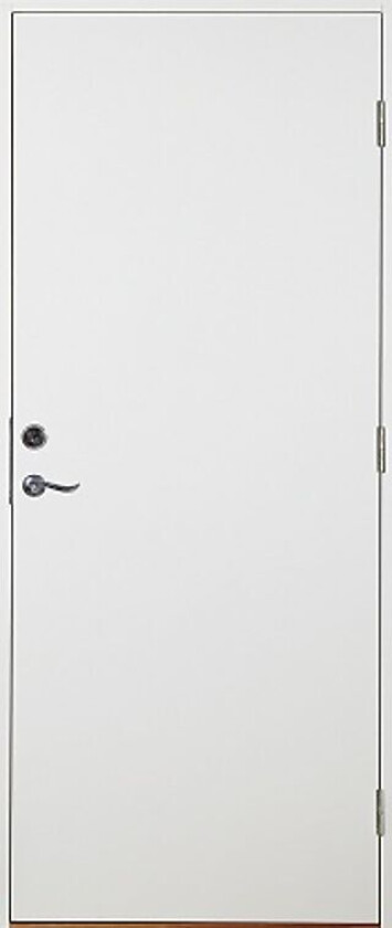 Dør yd slett klima 9x21 v hvit inkl karm