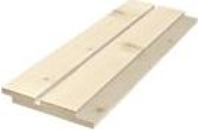 Gran 19x148 dfals rk m/spor pro heftig grunnet og malt ett strøk