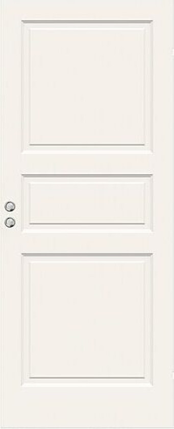 Compact 03 skyvedør 90x210 cm hvit