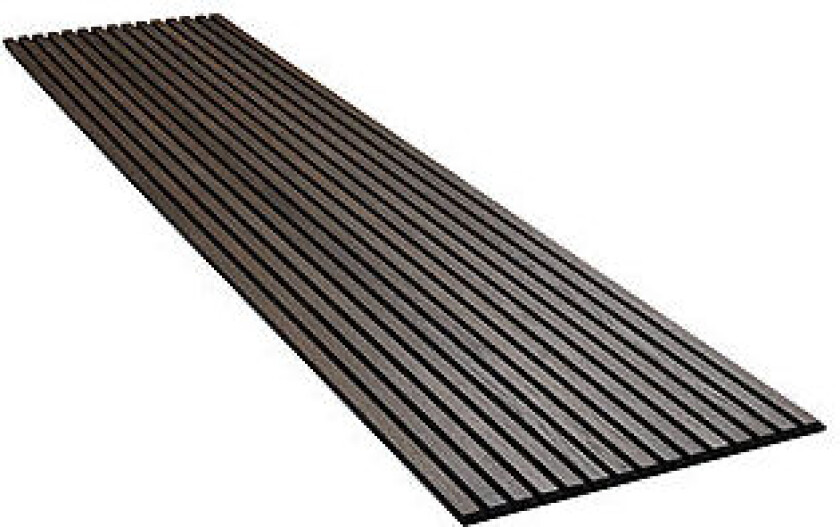 Panel røykt eik ubeh (fsc)-2400 svart kjerne, svart filt, 2400x600