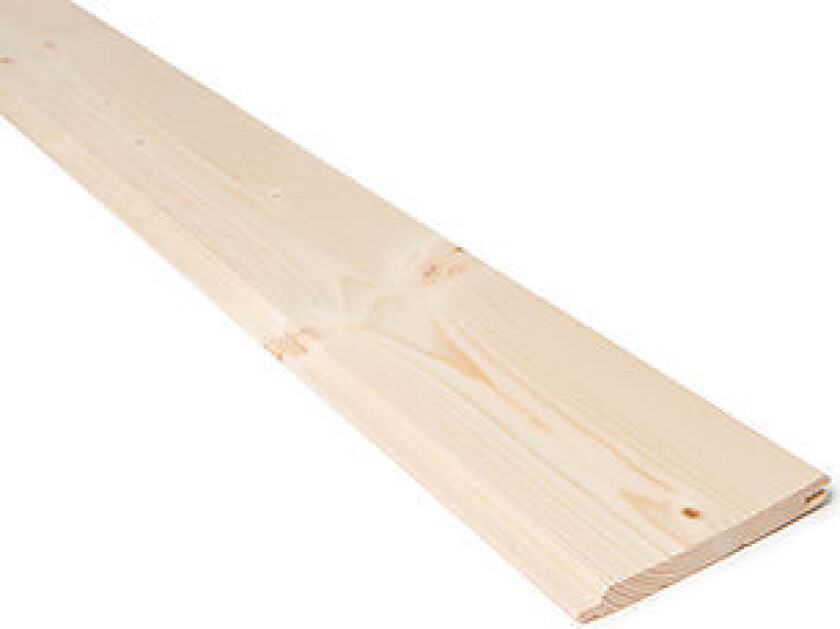 Faspanel 14x120 mm ubehandlet gran