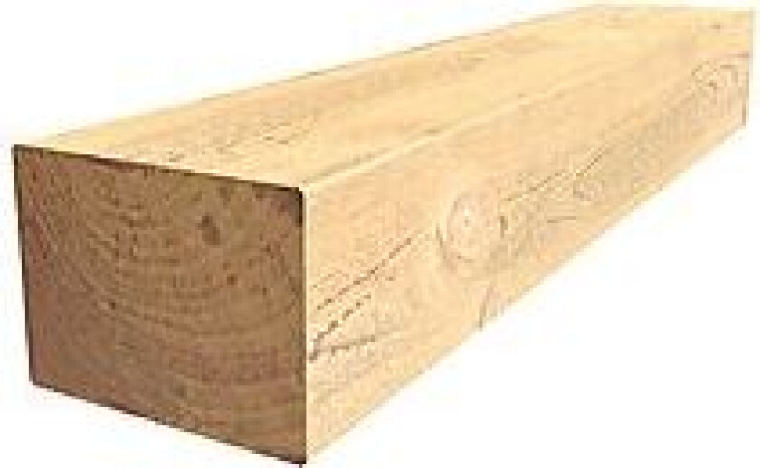 Lekt furu impregnert 34 x 45 mm natur