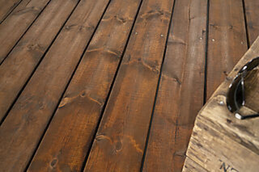 Bilde av Terrassebord royalimpregnert brun furu 28x120 mm