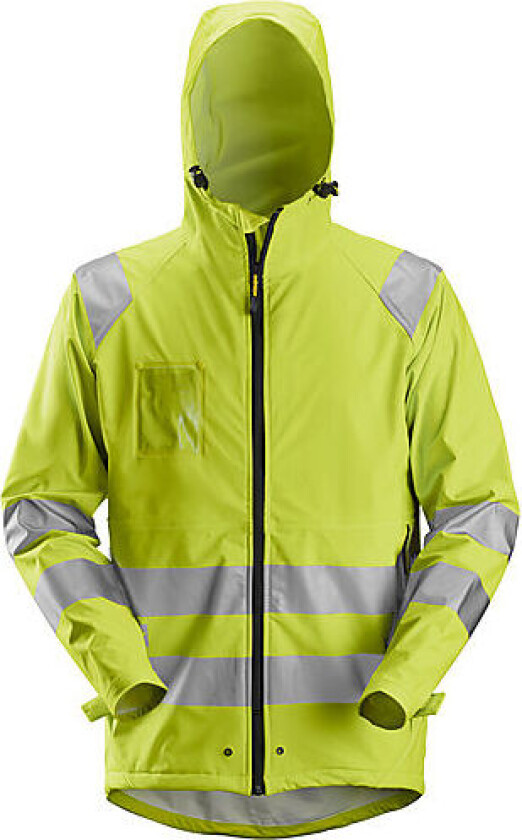 Regnjakke 8233 PU High Vis kl.3 oransje L