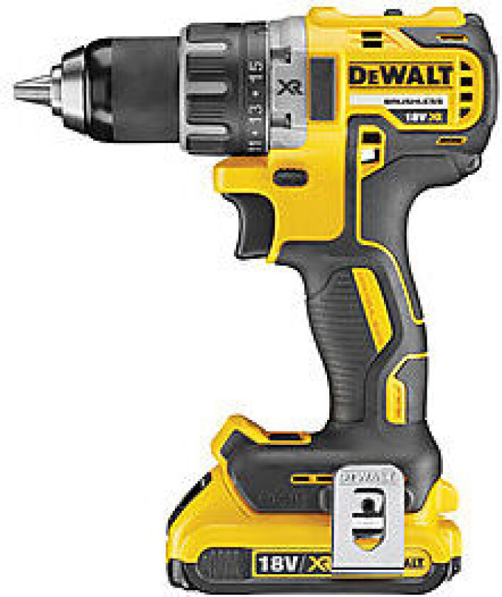 Drill 18 volt børsteløs 2 x 3,0 Ah