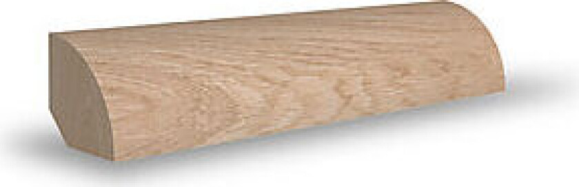 Kvartkantlist 12x12x2700 mm lakkert eik