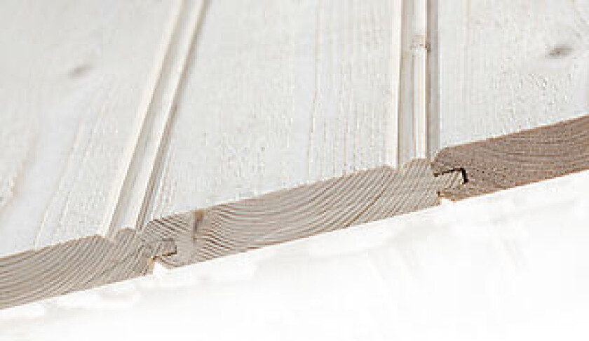 Kledning perlestaff med not/fjær 19x120 mm