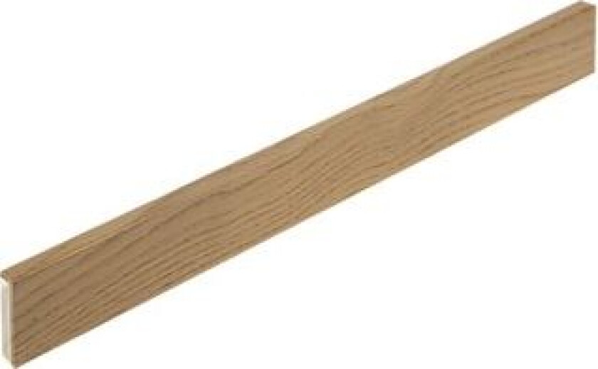 Gulvlist parkett Eik matt hvit lakk 14x55x2180mm