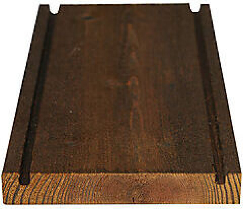 Bilde av Furu 22x148 tak u l royal brun 3,9m arb ul 3,9m