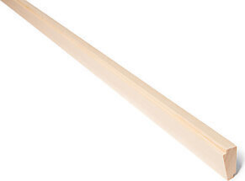 Taklist dobbeltskygge 21x45 mm ubehandlet furu