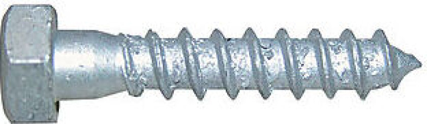 Treskrue fransk 6x50 varmeforzinket 6 stk