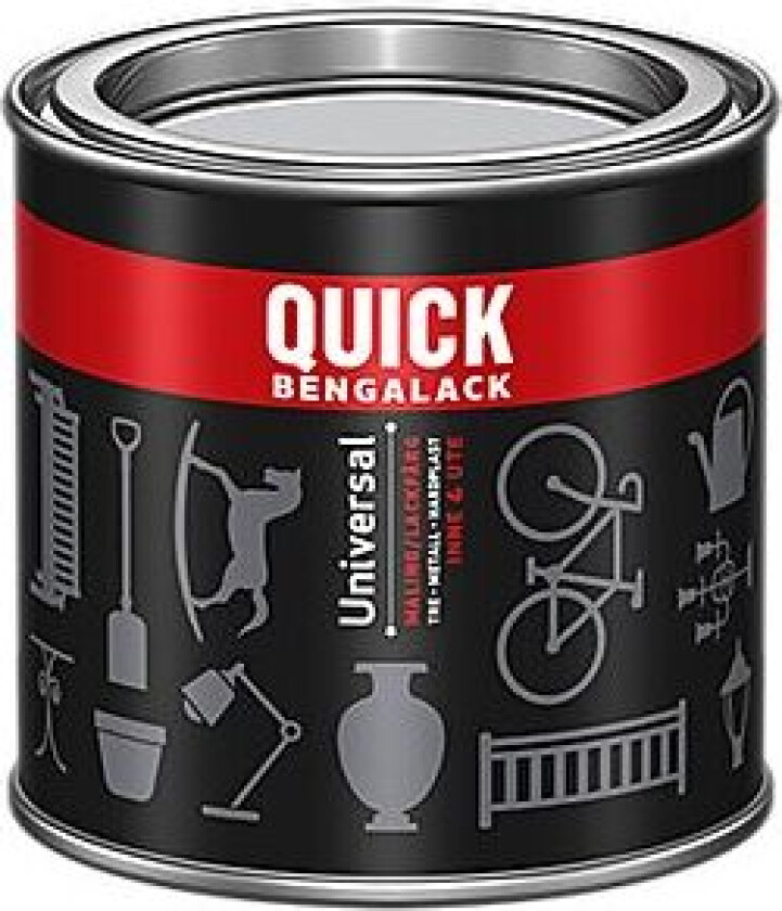 Quick b unive signalrød blank0.25l