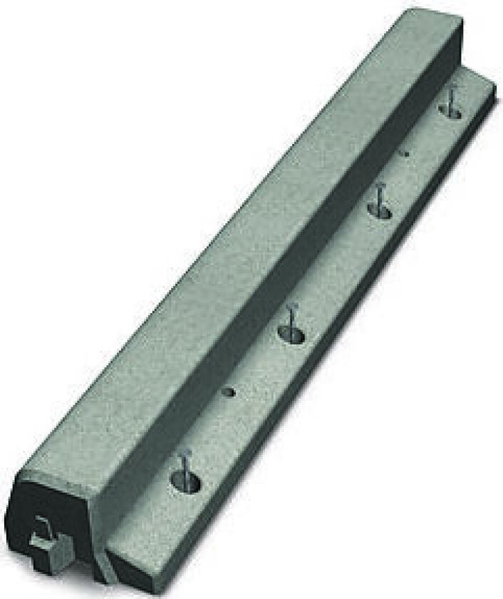 Kantstein b r 0,6 m konveks l:0,6 m spikma høyde 120 mm