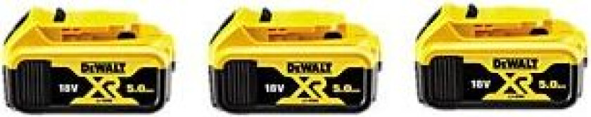 Batteri kit DCB184P3-XJ 18 v xr 3x 5Ah