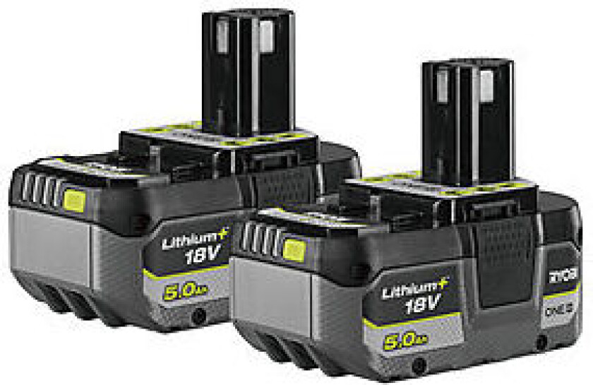 Batteri RB1850X2F12 18V 5,0 Ah 2 stk