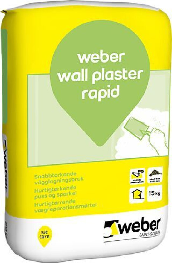 Veggsparkel Wall Plaster Rapid